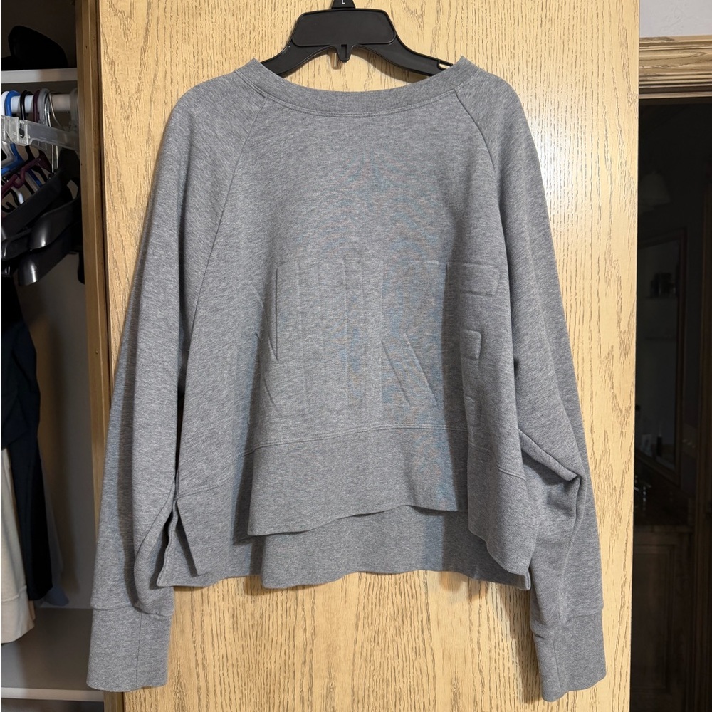 Gray Women's Pullover Sweatshirt